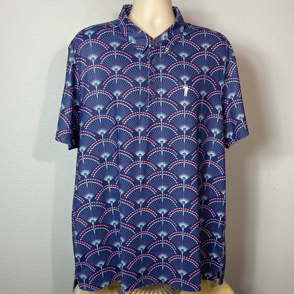 William Murray Golf Men's Puttin' On The Ritz Polo‎